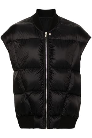 Black Luxor Flight gilet RICK OWENS | RU02D6747NPD309